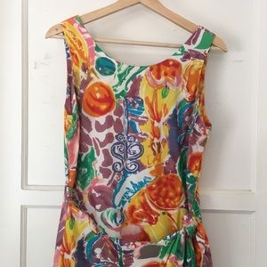 Vintage Guess Colorful Summer Dress